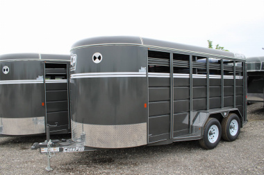 New 2025 CornPro 16' STOCK TRAILER WITH EXTRA 6  INTERIOR HEIGHT 48845 Stock / Stock Combo Trailer