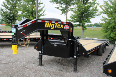 New 2026 Big Tex Trailers 25' 23.9K GVWR MR GOOSENECK EQUIPMENT TRAILER WITH MEGA RAMPS 48797 Equipment Trailer