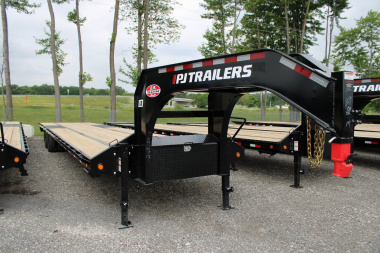 New 2026 PJ Trailers 40' SR 25K GVWR GOOSENECK STRAIGHT DECK EQUIPMENT TRAILER 48476 Equipment Trailer
