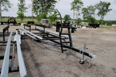 New 2026 Wolverine 24' TANDEM AXLE BUNK STYLE ALL STAR PONTOON TRAILER 48806 Boat Trailer