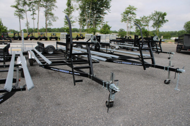 New 2026 Wolverine 24' TANDEM AXLE BUNK STYLE ALL SPORT PONTOON TRAILER 48805 Boat Trailer