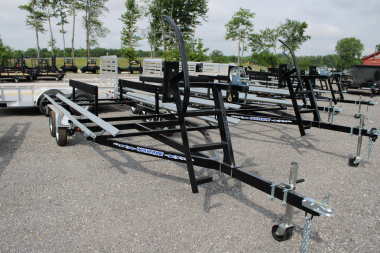 New 2026 Wolverine Trailers 20' TANDEM AXLE BUNK STYLE ALL SPORT PONTOON TRAILER 48807 Boat Trailer