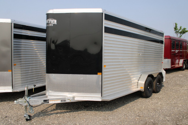 New 2025 Frontier Trailers 16' STOCK TRAILER 48567 Stock / Stock Combo Trailer