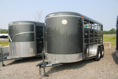New 2025 Calico Trailers 16' STOCK TRAILER 48278 Stock / Stock Combo Trailer