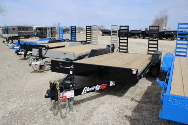 New 2025 Liberty 18FT FR 10K GVWR EQUIPMENT TRAILER 45983 Equipment Trailer