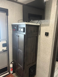 Used 2023 Bison Trailers Ranger 8' wide 2 horse w/9' living quarters Horse Trailer