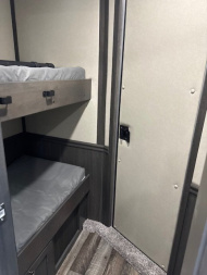 New 2025 Merhow Trailers 8' wide 16' lq w/ bunks midtack and stk Horse Trailer