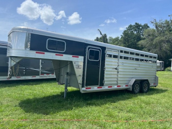 Used 2021 Exiss Trailers Stock / Stock Combo Trailer