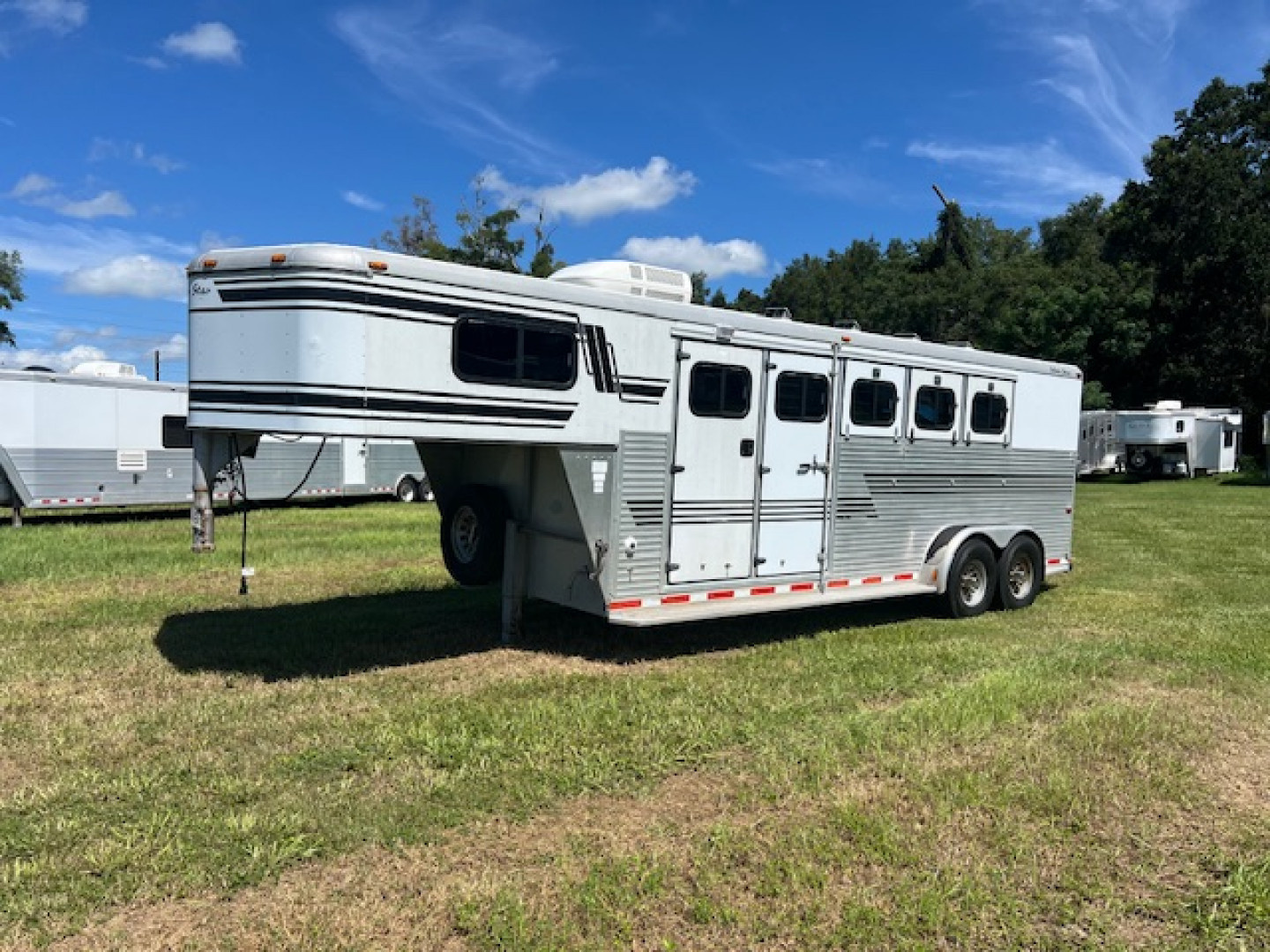 Used 1997 Silver Star 4 horse w/ weekender Horse Trailer