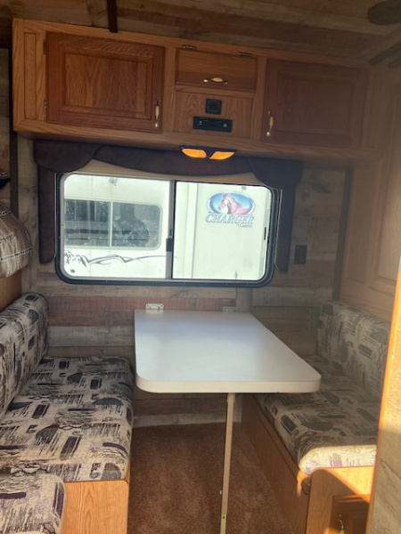 Used 2001 Exiss Trailers 8' wide 4 horse w/ 10' living quarters Horse Trailer