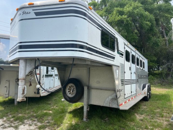 Used 1997 Silver Star 4 horse w/ weekender Horse Trailer