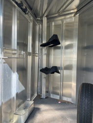 Used 2022 Exiss Trailers 2 horse slant CXF w/dressing room and ramp Horse Trailer