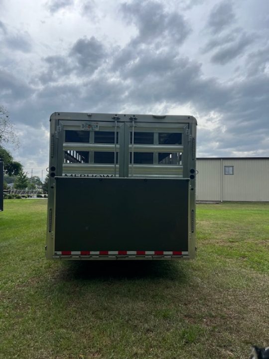 Used 2023 Merhow Trailers 8' wide 12' farmhouse lq w/ bunks and stock area Stock / Stock Combo Trailer
