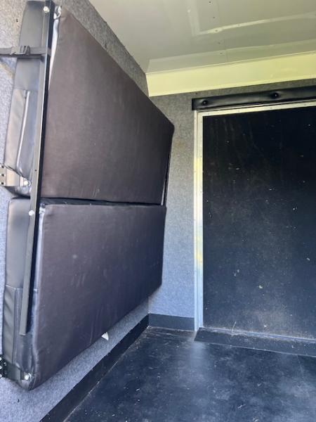 Used 2023 Merhow Trailers 8' wide 12' farmhouse lq w/ bunks and stock area Stock / Stock Combo Trailer