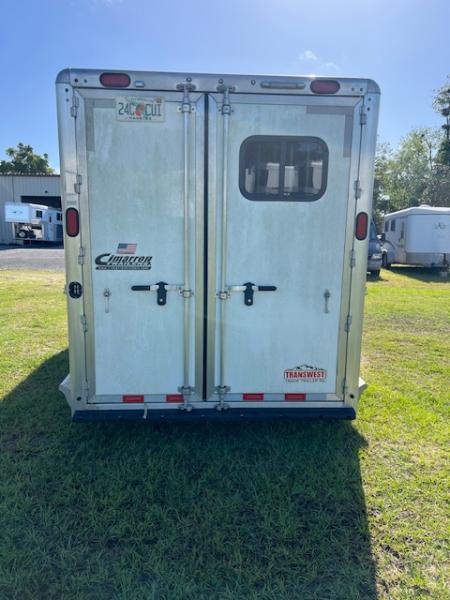 Used 2023 Cimarron Trailers 3 horse with dressing room Horse Trailer