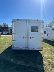 Used 2015 Exiss Trailers 8' wide 4 horse side load w/ 16' lq Horse Trailer