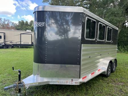 New 2026 Exiss Trailers 3 horse model CXF bumper pull with dressing room Horse Trailer