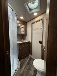 New 2025 Merhow Trailers 8' wide 3 horse side load w/14' lq Horse Trailer