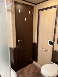 Used 2018 Merhow Trailers 8' wide 4 horse w/17' living quarters Horse Trailer