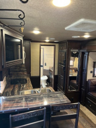 Used 2018 Merhow Trailers 8' wide 4 horse w/17' living quarters Horse Trailer