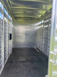 Used 2023 Exiss Trailers 16' stock comb bumper pull Stock / Stock Combo Trailer
