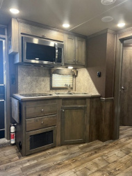 New 2025 Merhow Trailers 8' wide 3 horse w/12' living quarters Horse Trailer