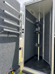 New 2025 Merhow Trailers 8' wide 3 horse w/12' living quarters Horse Trailer