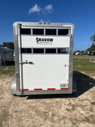 Used 2020 Shadow 2 horse slant w/ dressing room Horse Trailer