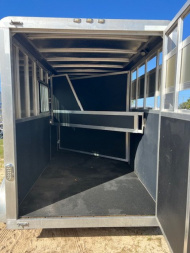 Used 2020 Shadow 2 horse slant w/ dressing room Horse Trailer