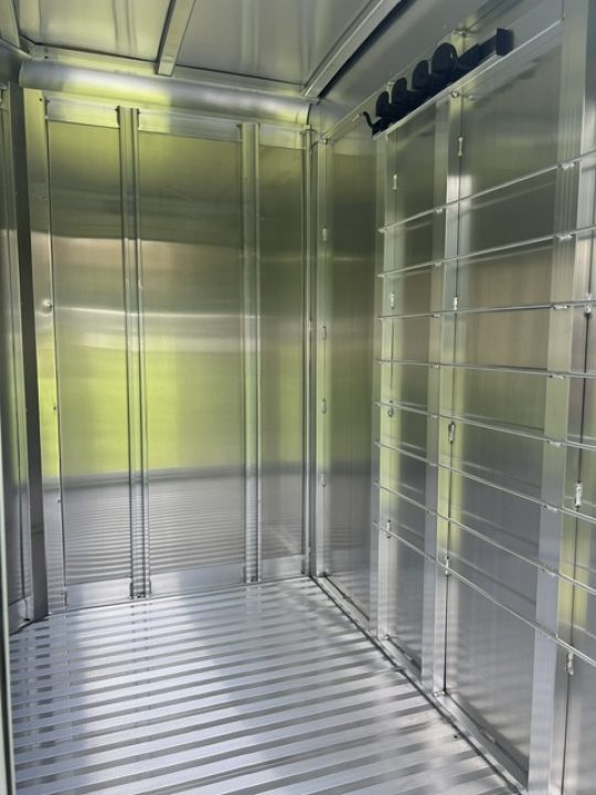 New 2026 Exiss Trailers 16' stock w/ pens and dressing room Stock / Stock Combo Trailer