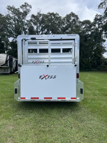 New 2026 Exiss Trailers 16' stock w/ pens and dressing room Stock / Stock Combo Trailer