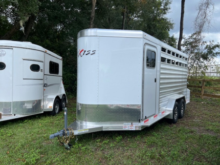 New 2026 Exiss Trailers 16' stock w/ dressing room Stock / Stock Combo Trailer