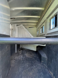 Used 2011 Sooner 8' wide 3 horse Premier 13' living quarters Horse Trailer