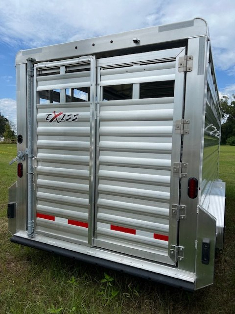 New 2025 Exiss Trailers 20' stock combo 7' wide w/dressing room Stock / Stock Combo Trailer
