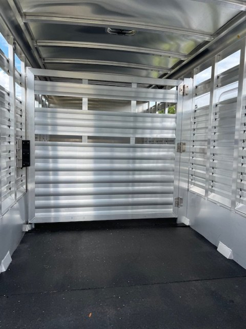 New 2025 Exiss Trailers 20' stock combo 7' wide w/dressing room Stock / Stock Combo Trailer