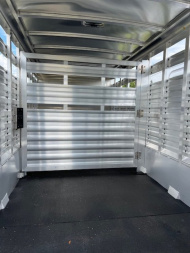 New 2025 Exiss Trailers 20' stock combo 7' wide w/dressing room Stock / Stock Combo Trailer