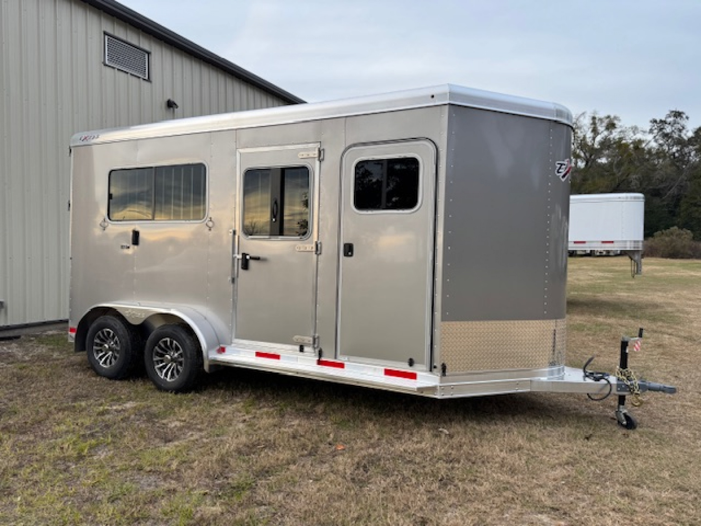 New 2026 Exiss Trailers 2 horse straight load (model 724) Horse Trailer
