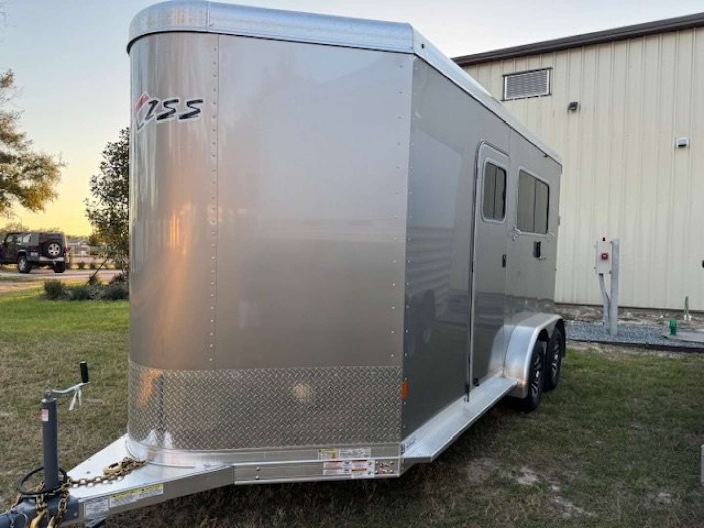 New 2025 Exiss Trailers 2 horse straight load (model 724) Horse Trailer