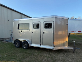 New 2025 Exiss Trailers 2 horse straight load (model 724) Horse Trailer