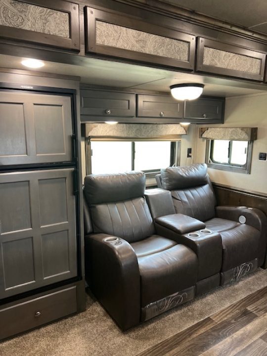 Used 2024 Merhow Trailers 8' wide 15' lq w/ outside kitchen midtack and gen Stock / Stock Combo Trailer