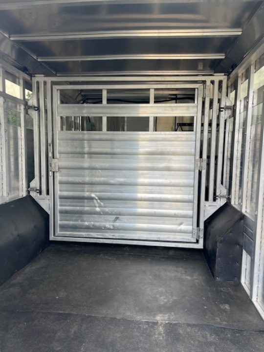 Used 2024 Merhow Trailers 8' wide 15' lq w/ outside kitchen midtack and gen Stock / Stock Combo Trailer