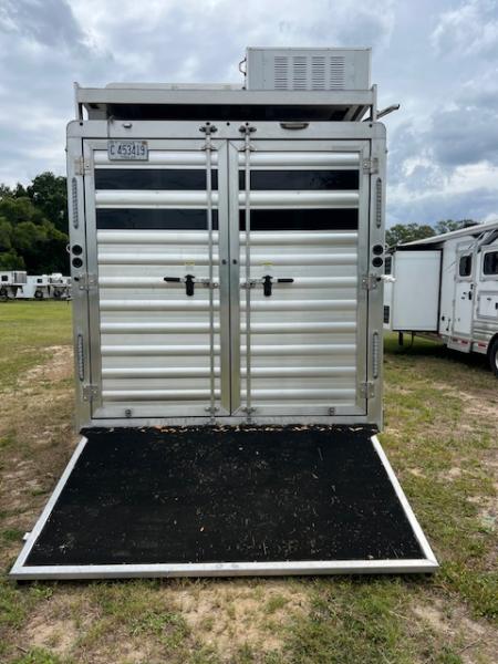Used 2024 Merhow Trailers 8' wide 15' lq w/ outside kitchen midtack and gen Stock / Stock Combo Trailer