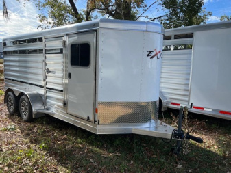 New 2025 EXISS TRAILERS Exhibitor mini model 615 w/ pens Stock / Stock Combo Trailer