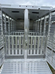 New 2025 EXISS TRAILERS Exhibitor mini model 615 w/ pens Stock / Stock Combo Trailer
