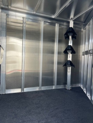 New 2025 EXISS TRAILERS 3 horse gooseneck with dressing room upgrades Horse Trailer