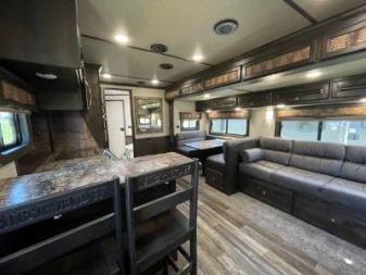 New 2024 Merhow Trailers 8' wide 3 horse w/ 18' living quarters superslide dual aisle Horse Trailer