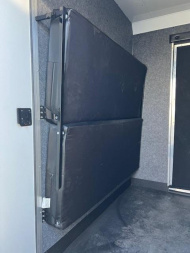 New 2025 MERHOW TRAILERS 8' wide 13.6' lq w/midtack w/bunks and stock Stock / Stock Combo Trailer