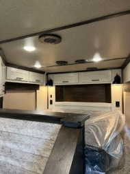 New 2025 MERHOW TRAILERS 8' wide 13.6' lq w/midtack w/bunks and stock Stock / Stock Combo Trailer