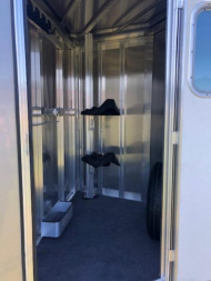 New 2025 EXISS TRAILERS 2 horse with dressing room model CXF Horse Trailer