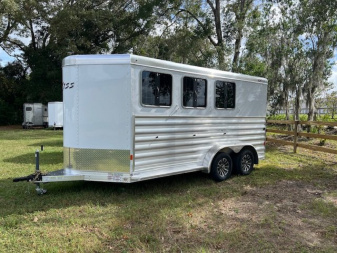 New 2025 EXISS TRAILERS 3 horse bumper pull XT with dressing room Horse Trailer